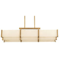 Coralline Alabaster Linear Chandelier