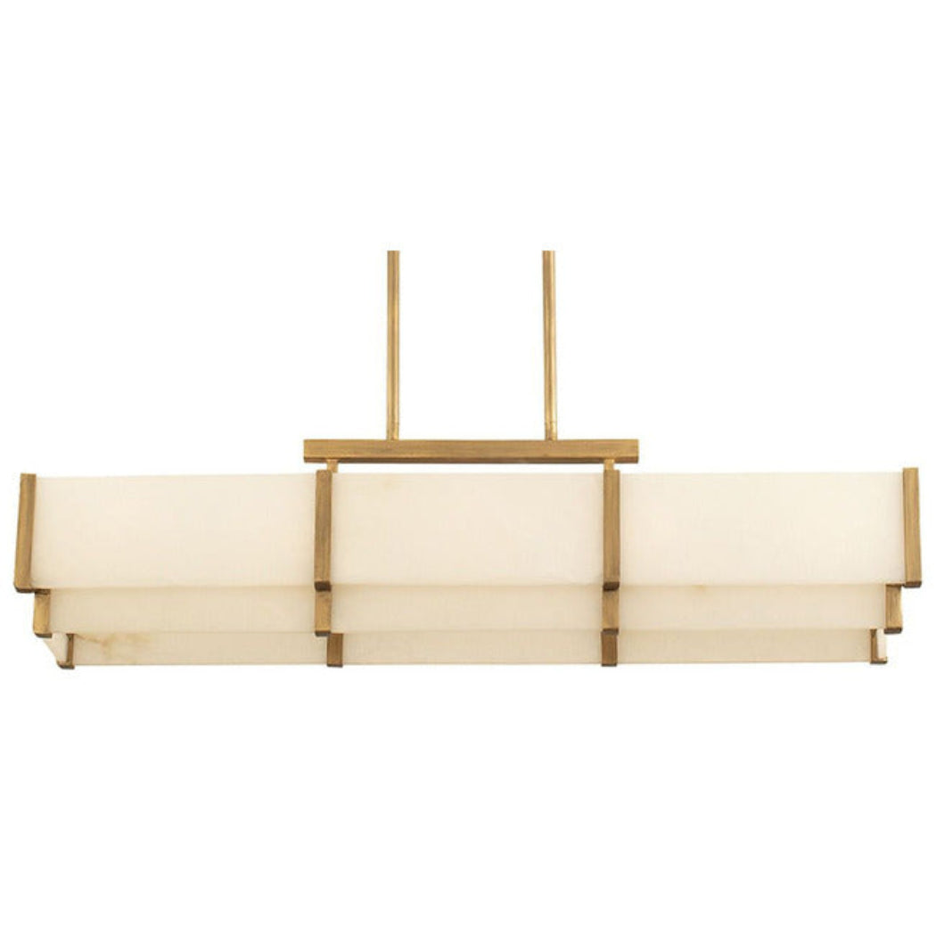 Coralline Alabaster Linear Chandelier