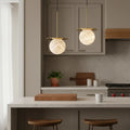 Ronnie Alabaster Pendant Lamp, Glamorous Marble Pendant