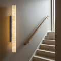 Alabaster Cylindrical Sconce