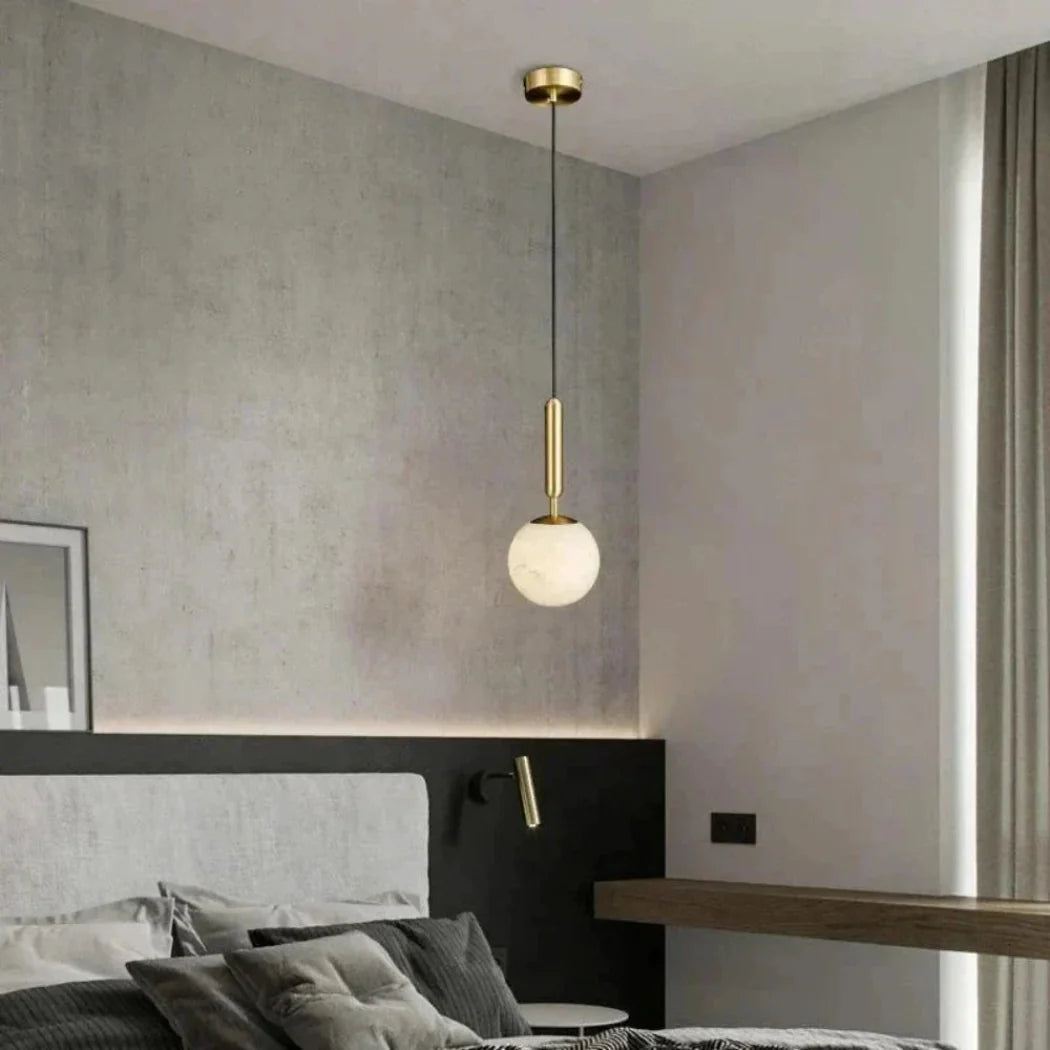 Oscar Alabaster Pendant Lamp for Kitchen Island, Dining Table