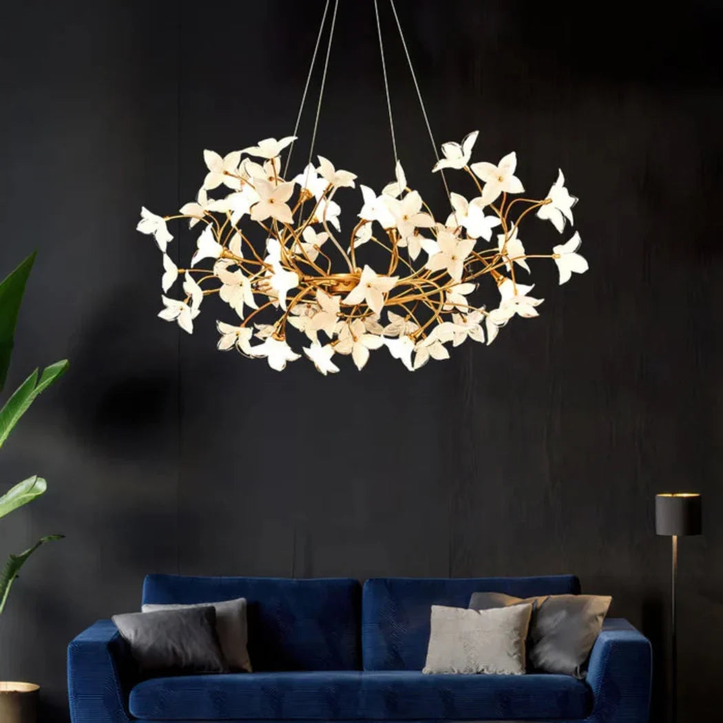 Veitchii Flower Branch Chandelier