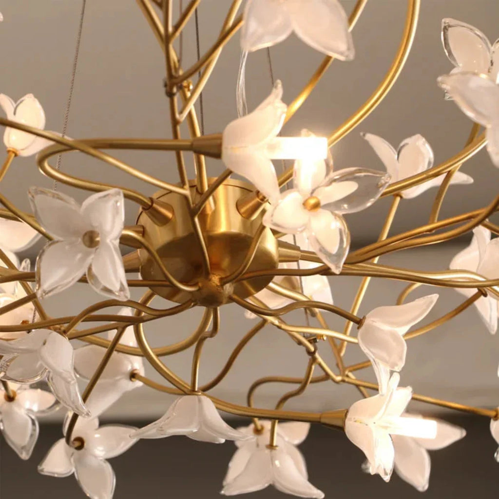 Veitchii Flower Branch Chandelier