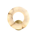 Alabaster Donut Ring Wall Sconce