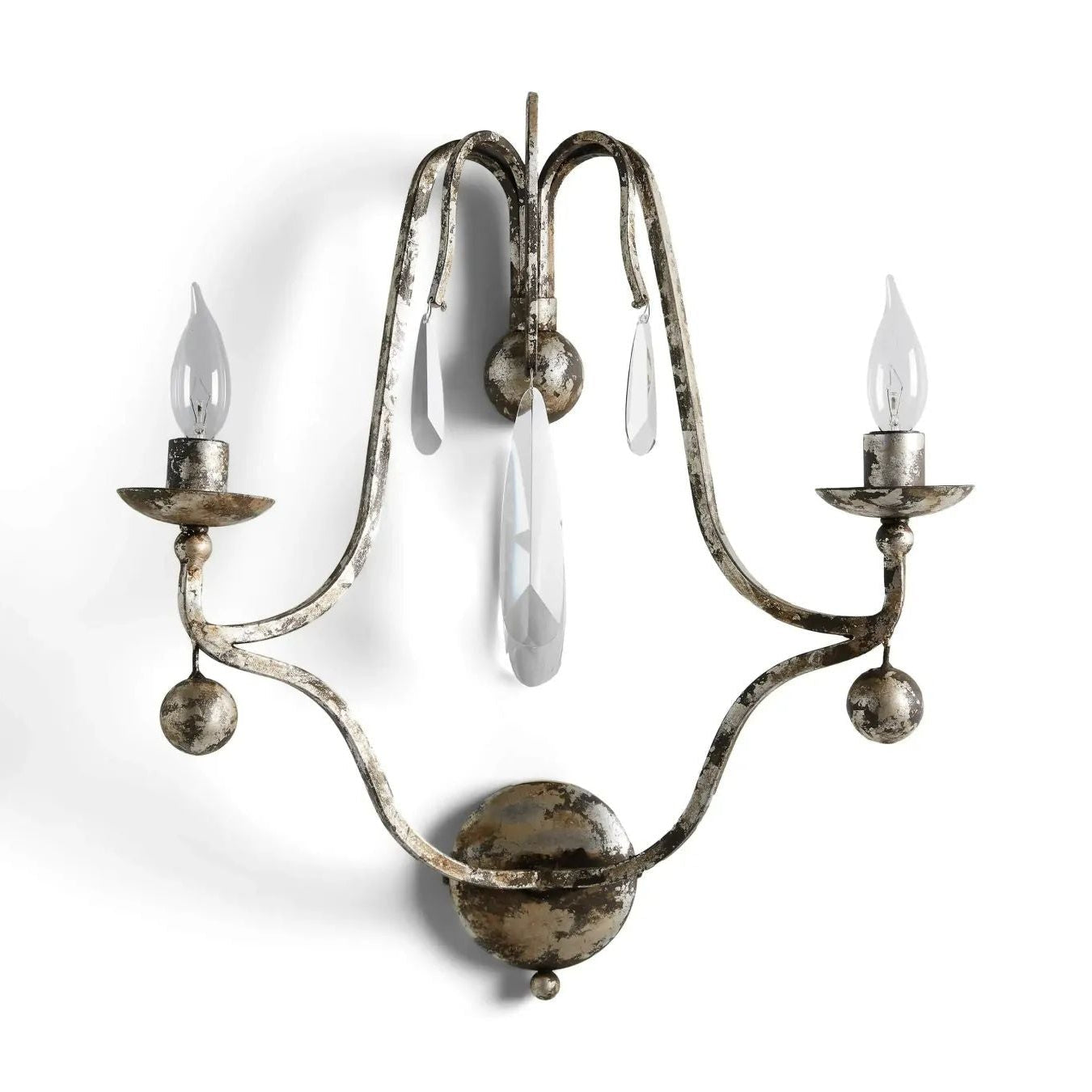 Kalie Crystal 2 Lights Wall Sconce