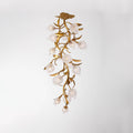 Pomegranate Brass Branch Chandelier