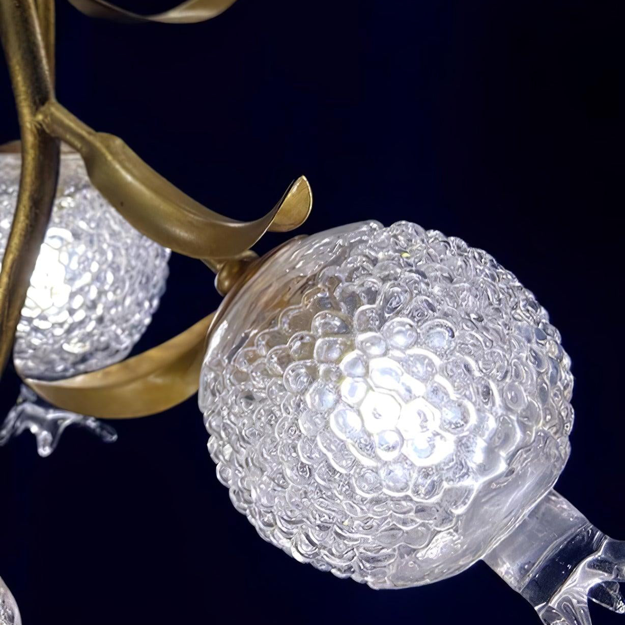 Pomegranate Brass Branch Chandelier