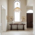 Aqua Dome Glass Branch Chandelier