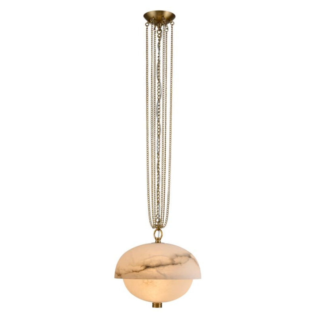 Liora Alabaster Volterra LED Pendant 17''