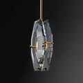 Modern Faceted Crystal Pendant