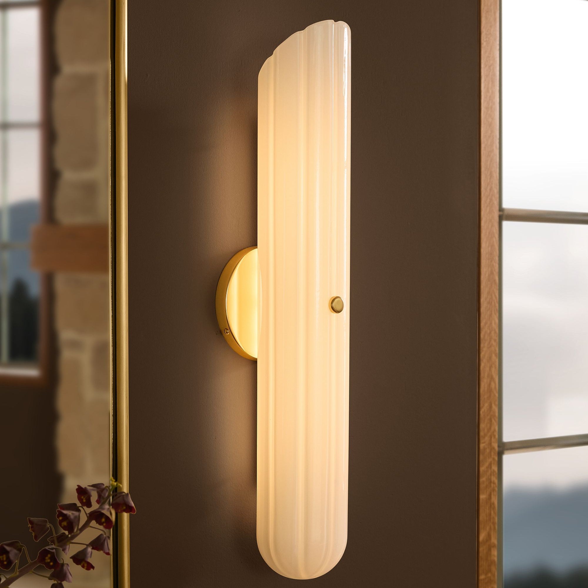 Lorna LED Sconce 12"H 24"H