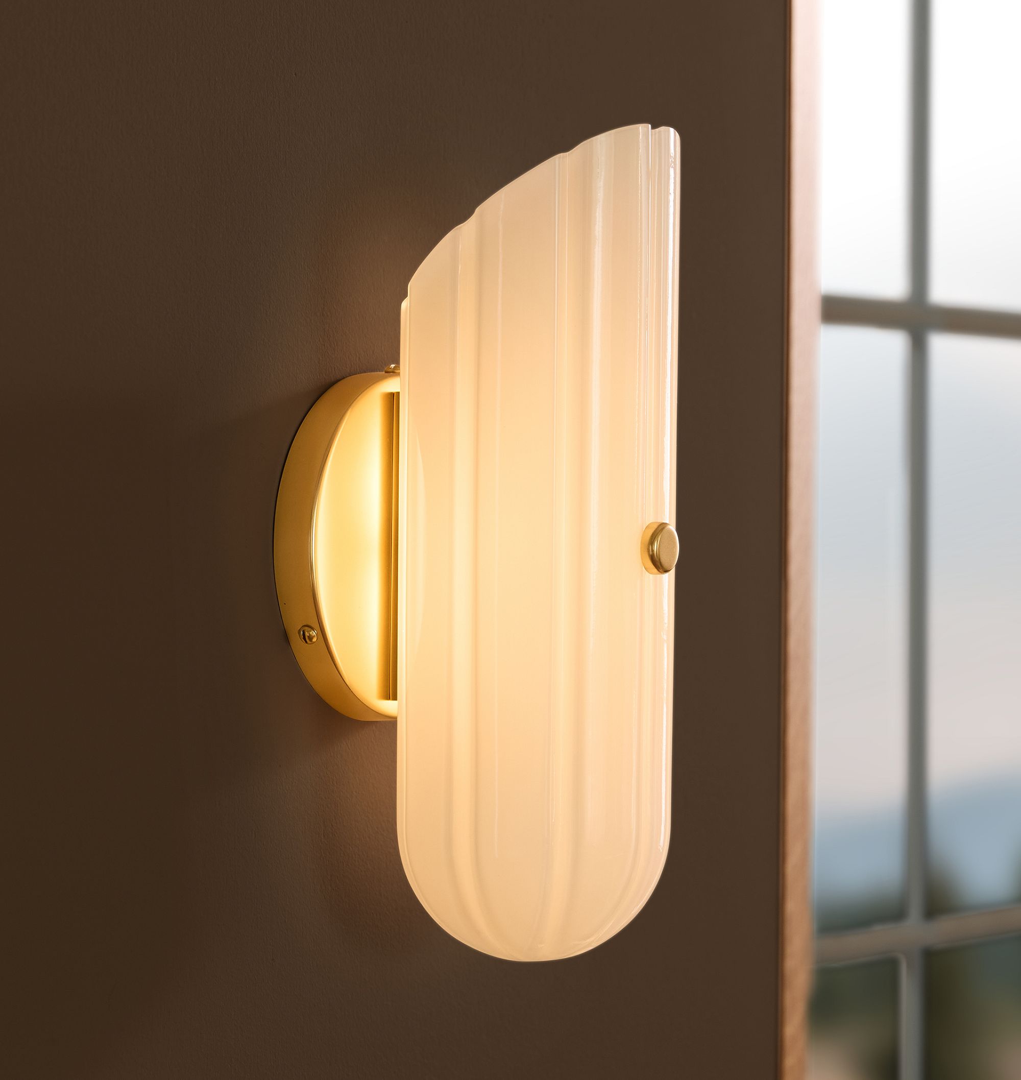 Lorna LED Sconce 12"H 24"H