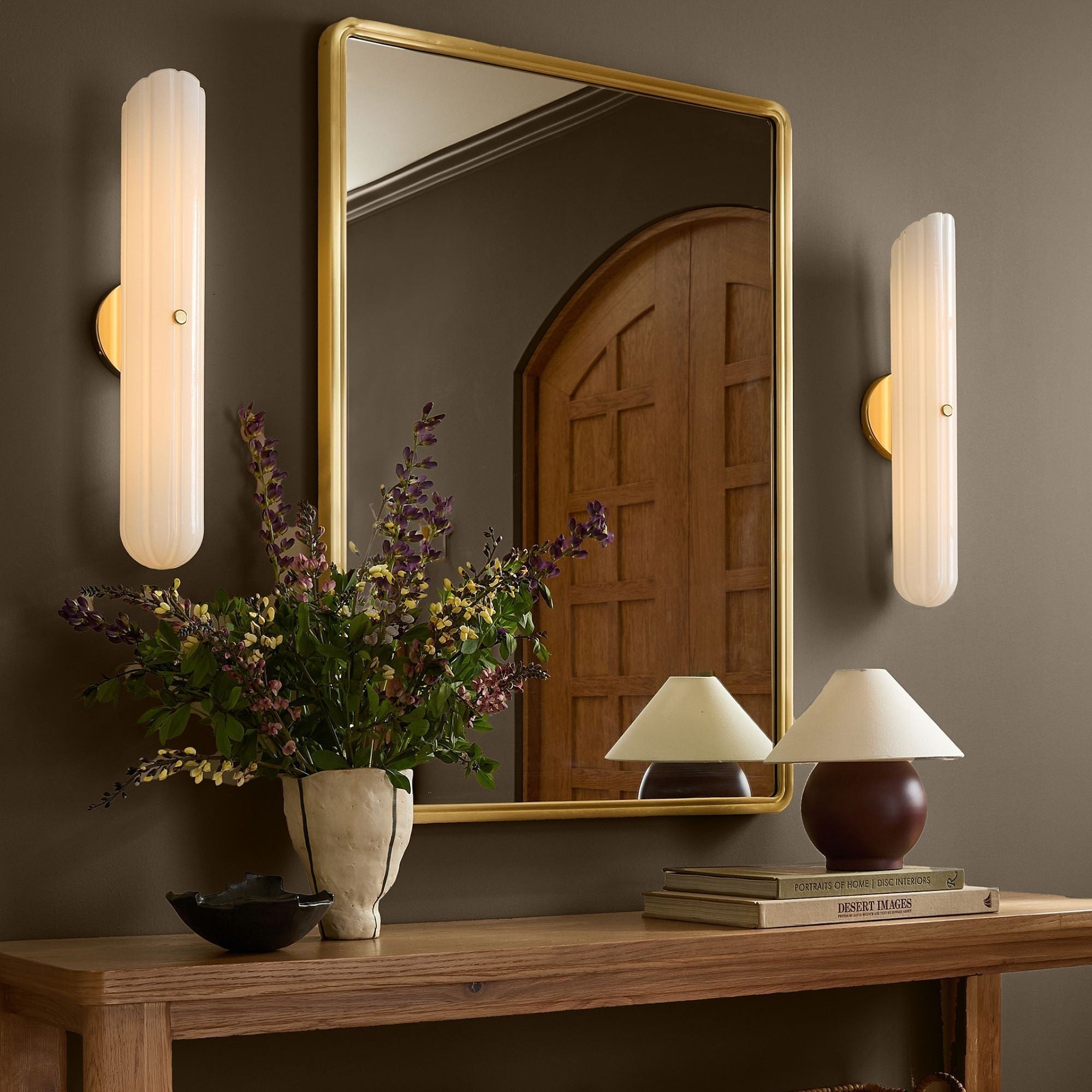 Lorna LED Sconce 12"H 24"H