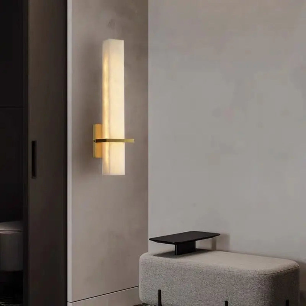 Selene Alabaster Bedroom Wall Sconces Light Fixture