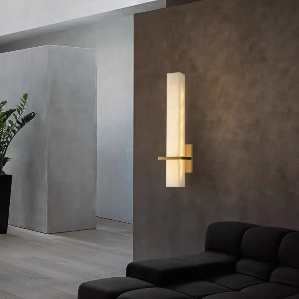 Selene Alabaster Bedroom Wall Sconces Light Fixture