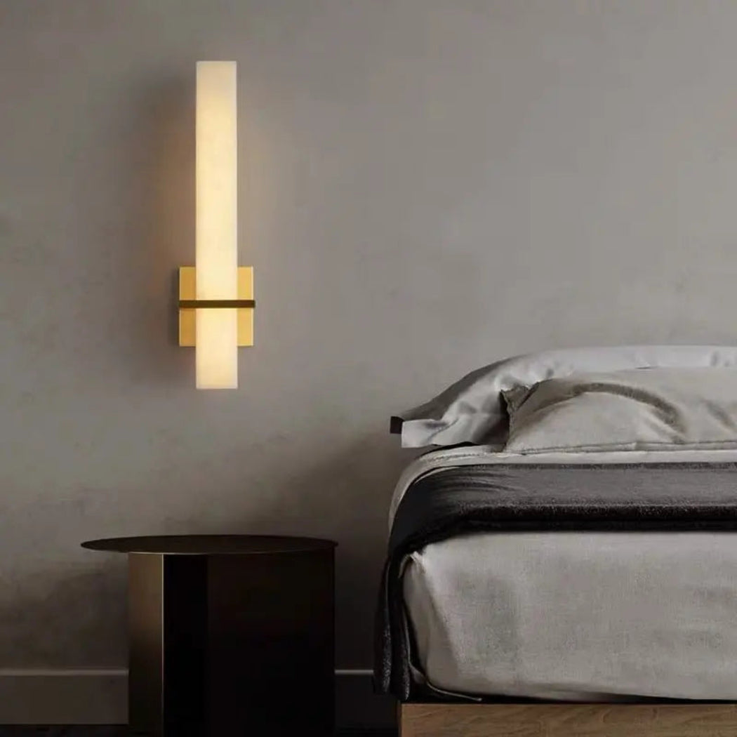 Selene Alabaster Bedroom Wall Sconces Light Fixture