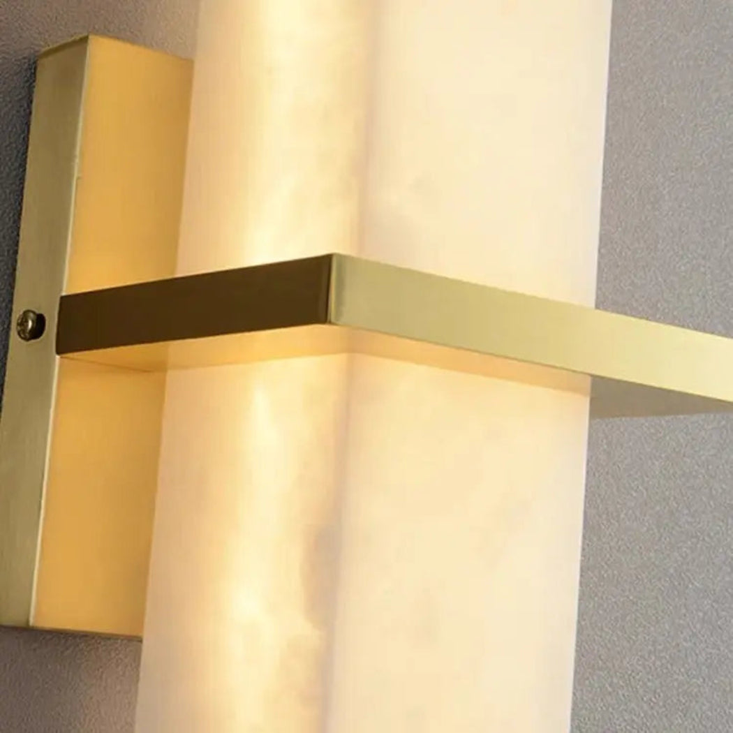 Selene Alabaster Bedroom Wall Sconces Light Fixture