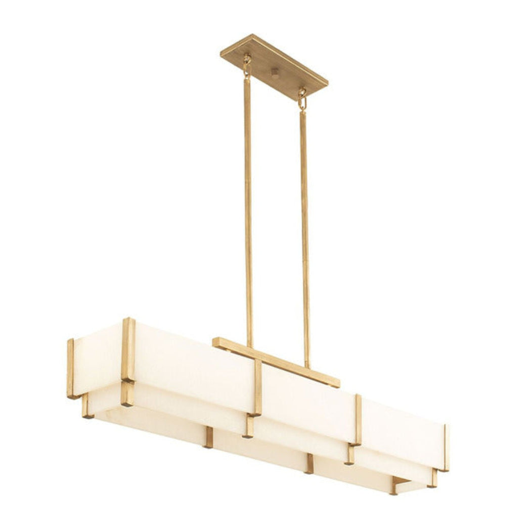 Coralline Alabaster Linear Chandelier