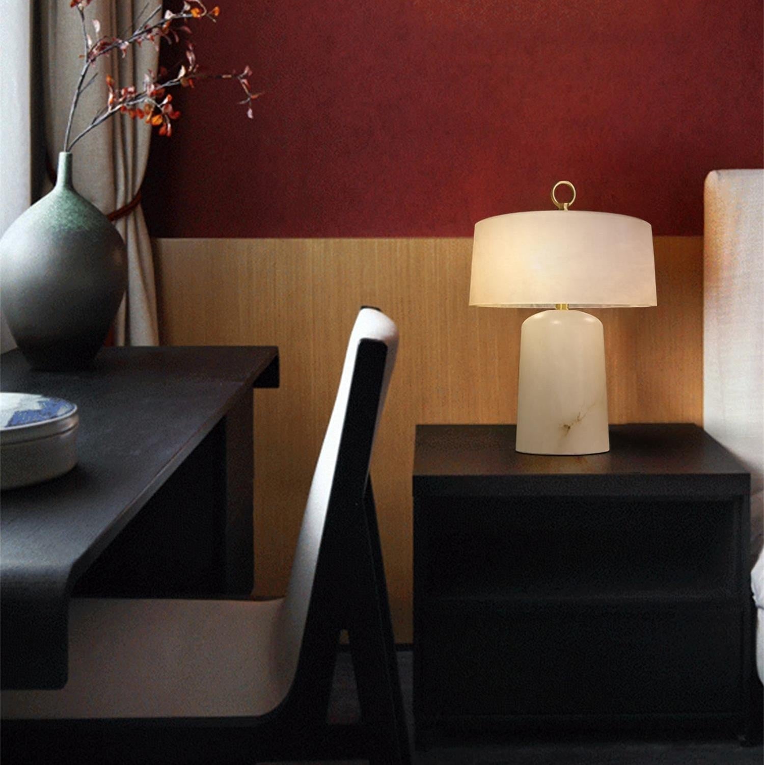 Minimalist Modern Esle Alabaster Table Lamp